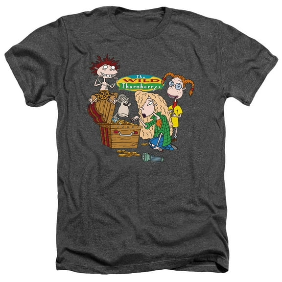 Wild Thornberrys Treasure Hunt Unisex Adult Heather T Shirt