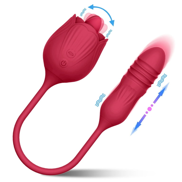 Sucking Rose Toy Vibrator for Women, G Spot Vibrators Rose Sex Stimulator  Adult Sex Toys