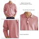 thumbnail image 5 of Top informal para hombre, cuello vuelto, botón frontal, manga larga, transpirable, Top de ajuste informal para hombre para otoño, 5 of 6