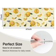 thumbnail image 5 of Yellow Lemon Fruit Slices White Pattern Kitchen Rug Mat,Kitchen Runner Rugs Non Skid Washable,Decorative Kitchen Floor Mats for Kitchen,Sink,Laundry,17"X47", 5 of 5