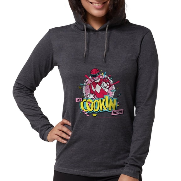 CafePress - Power Rangers It's Cookin Tim - Womens Hooded Shirt
