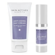 Skin Actives Scientific SAS-BNDL-5 Advanced Ageless Bundle - Anti-Aging Day Cream & Eye Cream