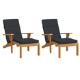 thumbnail image 3 of Cojines para Sillones de Jardín Casafoyer en Tela Oxford Negra, Set de 2, 3 of 5