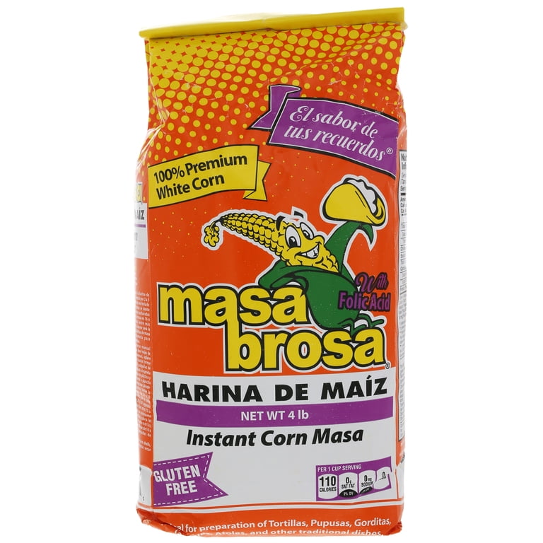 masa Masa Brosa Mexican Meal Instant Corn Mix, 4.4 lb, Gluten Free for