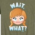 thumbnail image 3 of Disney Emoji - Wait What Anna - Toddler And Youth Short Sleeve Graphic T-Shirt, 3 of 5