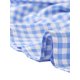 thumbnail image 5 of Vestido sin mangas para mujer a cuadros con cuello halter y cinturón vestidos de verano Azul XL, 5 of 6