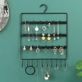 thumbnail image 4 of Eoperou Display Stand Wall Mounted Jewelry Storage Wrought Iron Earring Hanging Holder for Dresser, 4 of 8