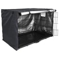 thumbnail image 4 of Dog Crates Cover Double Door Pet Kennels Covers Waterproof Breathable Anti-UV Shade for 24/30/36/42 inch Cages, 4 of 8