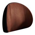 thumbnail image 2 of Car Lumbar Pillow Seat Memory Foam Lumbar Support Pillow Back Pain Relief Breathable Lower Back Pillow Brown Lumbar Support, 2 of 9