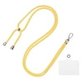 thumbnail image 1 of Unique Bargains Phone Lanyard with Transparent Patch, Egg Yellow, 1 Piece, 1 of 5