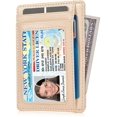 thumbnail image 2 of GH GOLD HORSE Slim Card Holder RFID Blocking Minimalist Leather Front Pocket Wallet for Women, 2 of 5