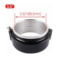 thumbnail image 2 of 3.5'' 89mm Aluminum Quick Release V-Band Clamp for Intake Intercooler Pipe Black, 2 of 5
