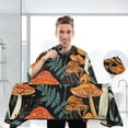 thumbnail image 3 of Dreamtimes Mushroom Leaves Salon Cape, Hair Cutting Cape with Snaps, Professional Large Barber Stylist Hairdresser Cape, Waterproof Machine Washable, 65" x 55”, 3 of 7
