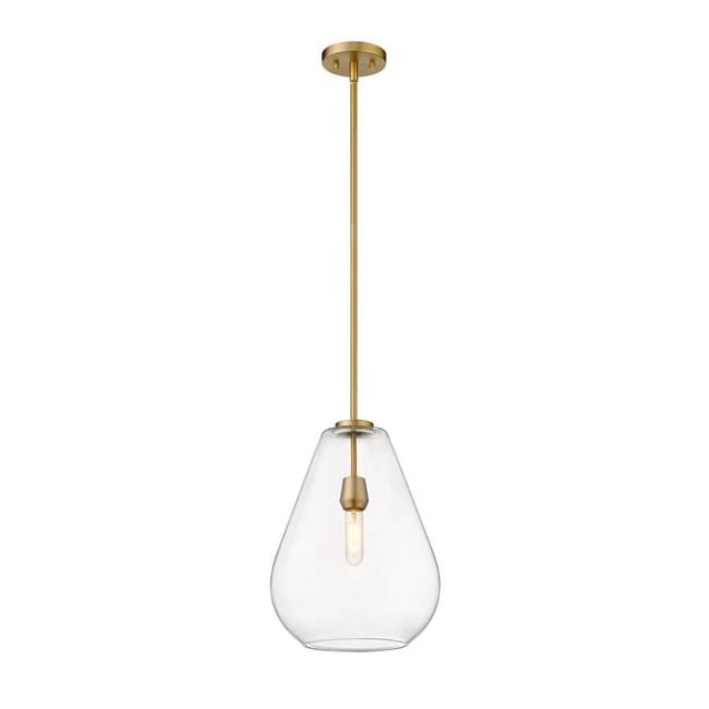 Z Lite 488P12-OBR 12 in. Ayra 1 Light Olde Brass Pendant Ceiling Light