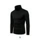 thumbnail image 5 of Minnieouse Camisa térmica de algodón de cuello alto para hombre, jersey de manga larga de Color sólido, ropa interior para dormir en casa y en la escuela Ropa interior Negro S Minnieouse AP013664-01, 5 of 6