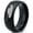 Black Dome Polish Tungsten, variant on Tungsten Battlefield Military Tank Band Ring 8mm Men Women Comfort Fit Black Step Bevel Edge Brushed Gray Polished