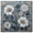 Gallery Wrapped, variant on Silvered Stamen Canvas Print Bathroom Wall Art by Art Remedy, Silver Frame, 30 x 30