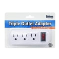 thumbnail image 3 of Uninex 15A 120VAC 1800W White Grounded 3 Outlet Electrical Outlet, 3 of 3