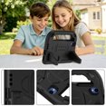 thumbnail image 3 of AVAWO Case for onn 7" Core Tablet (2026 Model only), Kids Friendly Soft Handle Stand Cover, Black, 3 of 7
