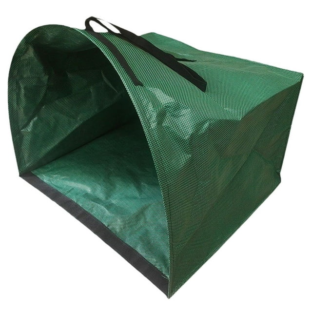 Collapsible Lawn And Leaf Bag Large Capacity Garden Waste Bag For Leaves And Weeds Portable And Reusable Yard Waste Container