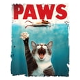 thumbnail image 2 of Fun imitation of cats and mice, humorous cat chasing mice, kitten T-shirt, 2 of 7