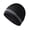 Black, variant on Men Fleece Lined Thermal Trapper Hat with Ear Flaps, One Piece Integrated Neck Gaiter Windproof Cold Weather Knit Beanie for Ski Motorcycle Cycling