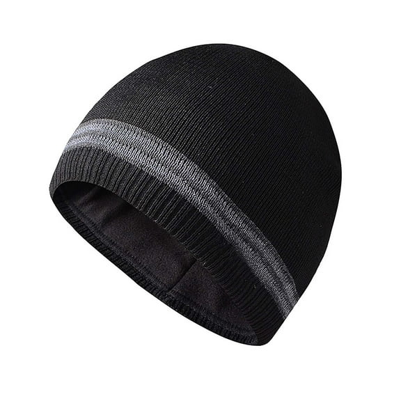 Prolriy Beanies Hats Men, Men's and Women's Fashionable Warm Knitted Hat Small Woolen Hat Casual Hat Hats for Men Dark Gray