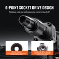 thumbnail image 4 of Juego de enchufes VEVOR 3/8 Drive Impact, 29 piezas, aleación de acero CR-MO, 4 of 9