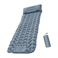 thumbnail image 2 of Colchón Inflable Kusrkot Para Acampar Ligero Portátil Dormir Gris 193 cm x 68 cm x 8 cm, 2 of 8