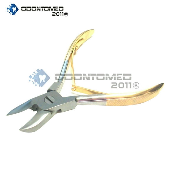OdontoMed2011 Heavy Duty Unisex Toe Nail Cutter Clipper Gold Stainless Steel New