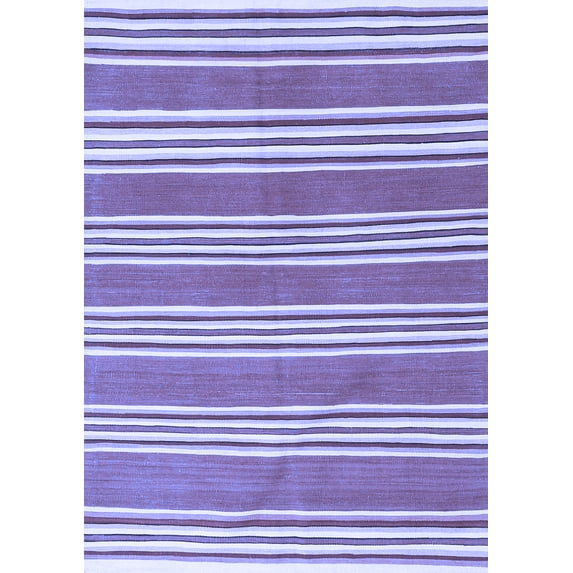 Ahgly Company Machine Washable Indoor Rectangle Oriental Blue Traditional Area Rugs, 2' x 4'