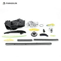 PANGOLIN Engine Timing Chain Kit Fit for 2008-2015 Audi A3 A5 A6 Q5 TT, VW Jetta Passat Beetle Tiguan CC GTI Timing Belt Kit Engine Replace Part OE 06H109467N, 06H109467R