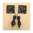 thumbnail image 2 of 80mm 5V USB Fan 80mm 8cm 8015 Brushless DC Cooling Fan PC Computer Router Case Fan Cooler 6Pcs, 2 of 7