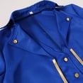 thumbnail image 4 of Zmoon Men's Medieval Court Retro Gold Trim Slim Coat, 4 of 4