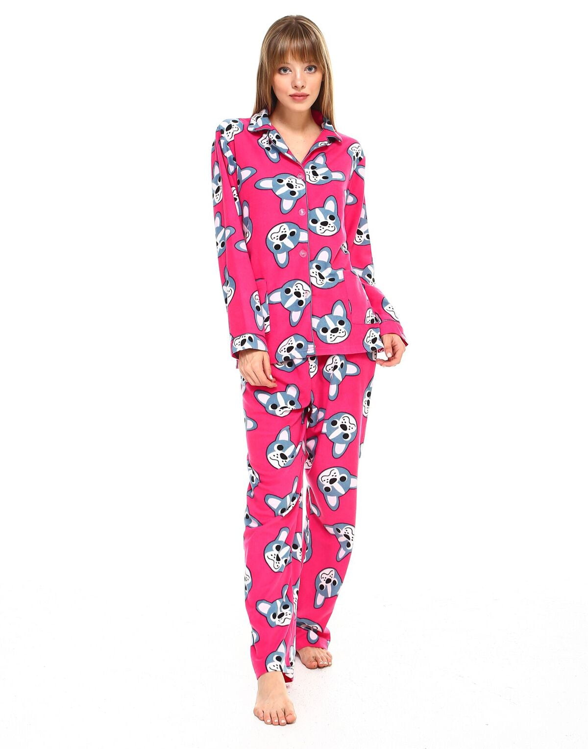 womens fleece pajamas