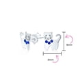 thumbnail image 4 of Bling Jewelry Womens Tiny Blue Crystal Accent Kitten Cat Stud Earrings .925 Sterling Silver, 4 of 5