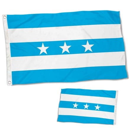 Dutern Double Sided The Guayas Province, Guayaquil Flag Banner 3 Ply with Brass Grommets 2x3 Feet