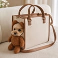 thumbnail image 4 of Portable Pet Carrier Bag, Shoulder Handheld Bag with Peek Window for Walks and Errands, Breathable Head Out Travel Tote for Small Dogs Cats, 4 of 5