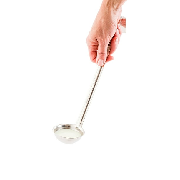 Stainless Steel Gravy Spoon Sauce Ladle Silver 2oz. 1 Count Box
