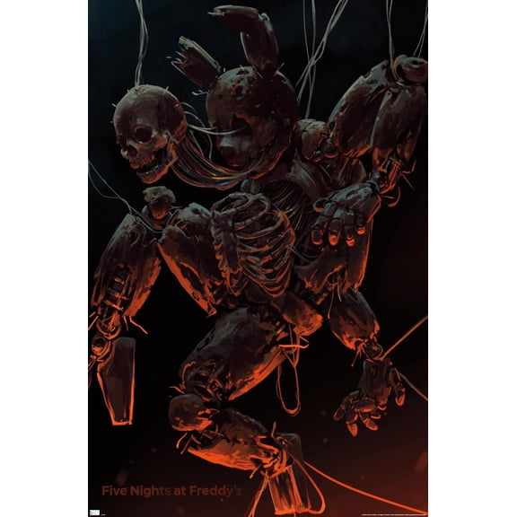 Five Nights at Freddy's - Skeleton Wall Poster, 22.375" x 34"
