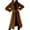 Brown, variant on Tiqkatyck Trench Coat Clearance Women Clothing Womens Solid Color Lapel Double Breasted Coat Winter Long Button Woolen Coat Womens Tops Black L