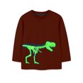 thumbnail image 6 of Esaierr Toddler Kids Boys Pullover Sweatshirt Spring Autumn Bottom Long Sleeve Cartoon Pullover Sweater Baby Cotton Dinosaur T-Shirts Top for 2-7Y, 6 of 8