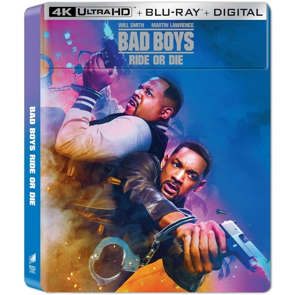 Steelbook Bad Boys: Ride or Die (4K   Blu-ray   Digital) New
