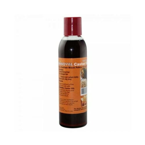 Minoval Castor Oil 100% Pure Haitian Palma Christi Oil 4oz Bottle -  