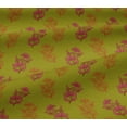 thumbnail image 5 of oneOone Georgette Viscose Fabric Leaves & Floral Block Fabric Prints By Yard 42 Inch Wide, 5 of 5