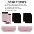 thumbnail image 3 of Fluffy Universal Crutch Pads for Armpits and Hand Grips Crutches Padded Cover Underarm Crutch Cushions for Crutch Accessories, 3 of 6