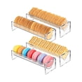 thumbnail image 1 of Bandejas PENGJJMXG Transparentes para Servir Galletas Rectangulares, 1 of 5