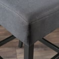 thumbnail image 5 of Tabourets Parla Tissu Charbon Noir (Set de 2), 5 of 5