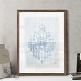 thumbnail image 2 of Chandelier Draft I - Barnwood Framed Print - 18 x 24 - Walnut, 2 of 4