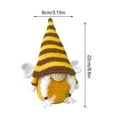 thumbnail image 5 of SPRING PARK Bumble Bee Gnome--Summer Gnome Decor,Mother's Day Gift Festival decoration doll, 5 of 7